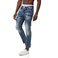 Redbridge - Pantalones vaqueros para hombre, estilo desgastado,