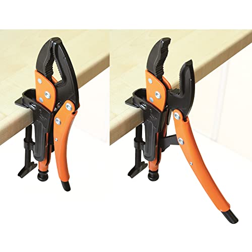 Grip-on -SN131 / SET Mordaza Grip/Kit Manos Libres de Mordaza Grip - Banco de Trabajo 1 x (1010, 131-10) / Revestimiento de pintura Epoxi/Acero Inoxidable Forjado.