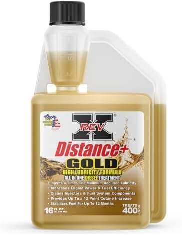 REV X Distance+ Gold High Lubricity Diesel Additive - 16 fl. oz.