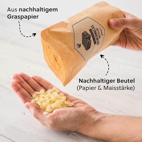 Bienenwachs Beegut Pastillen zertifiziertes Produkt für Kosmetik