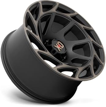 XD Wheels Xd860 Onslaught Satin Black with Bronze Tint Wheel with