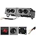 Car Heater 800W Defogger, 4 Air Outlets 4 Fans,12V Adjustable Power, Wide Applicability, With Dual Switches, For Travel and Camping Portable Heater for Car Heater Car essentials