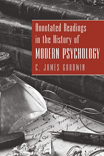 Compare Textbook Prices for Annotated Readings in the History of Modern Psychology 1 Edition ISBN 9780470228111 by Goodwin, C. James