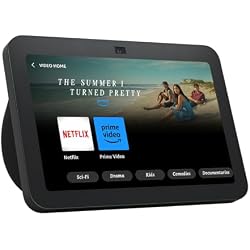 Echo Show 8 (3rd Generation, 2023 release), HD smart touchscreen with spatial audio, smart home hub, Charcoal, with Alexa+ Early Access