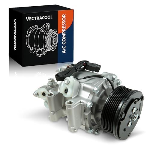 4918AC Air Conditioner A/C Compressor Compatible with Honda 2006-2011 Civic(Coupe, Sedan) L4 1.8L Replacement CO4918AC, 97555, 98555, 89247, IG555, IH555, 38810RNAA01, 10361921