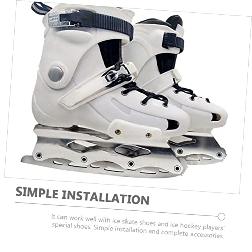 LIOOBO 3 Pares Lâmina De Skate Garrafa De Água Mochila Protetores De Hóquei Lâminas De Patinação De