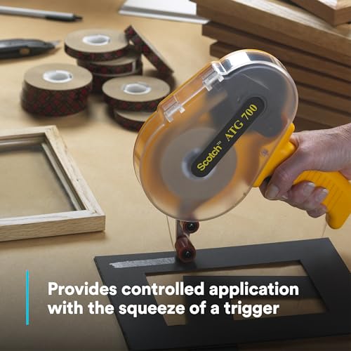 3M ATG 700 Handabroller, für Klebstoff-Filme, Gelb, 1-er Pack