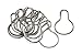 Frost 1144-501L Curtain Hooks, Metallic