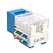 Cat5e Keystone Ethernet Wall Jack Punch Down UTP 45-Degree (Easier Termination Than 90-Degree), RJ45 Slim Profile Speed Termination 45° Angled Blue (50 Pack)