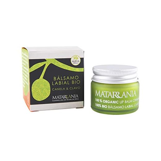 Matarrania - Bálsamo Labial de Canela y Clavo Bio Matarrania, 15g