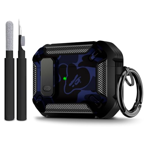 Image of Compatible with Airpods Pro 3 Case(2025),for Airpods Pro 3rd Generation Cases Cover with Keychain Cleaner Kit Soft Silicone Shockproof Cover for Women Men