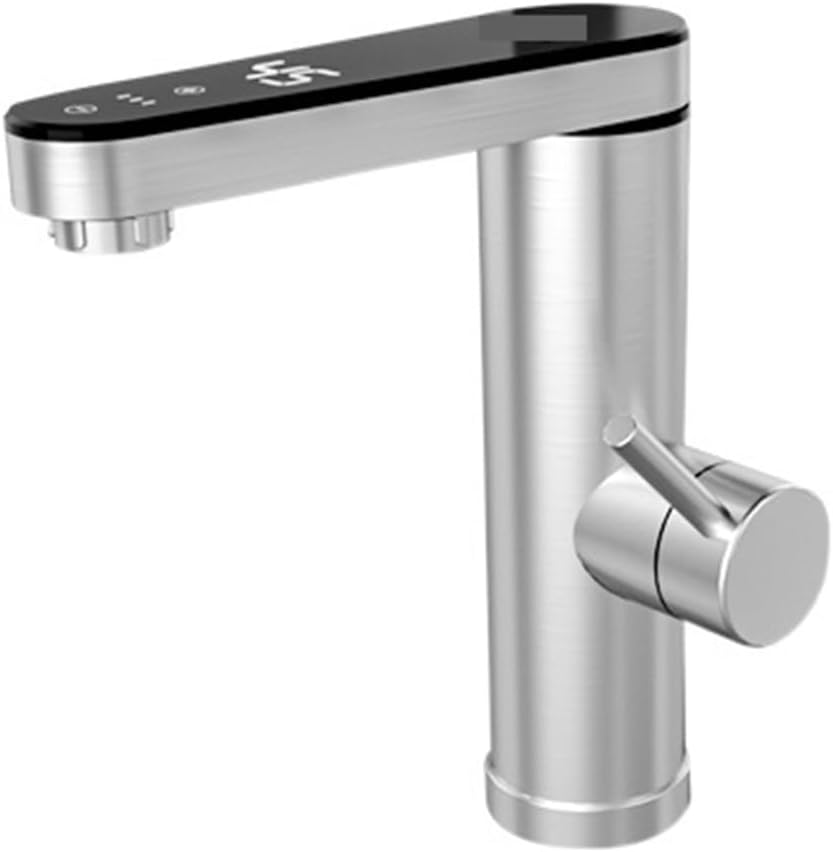 瞬間湯沸し器 インスタント電気温水器、シンクの蛇口、ホットおよびコールドキッチンステンレス鋼タンクレス バスルーム、トイレ用