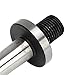 All Industrial 1MT Shank to 1/2in‑20 mm Threaded Drill Chuck Arbor Hardened Morse Taper MT1 Adapter,Used for Tapping Machine, Drilling, Milling, Boring Machine, Pneumatic Tools, etc.