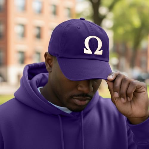 Gorra bordada ajustable púrpura estilo béisbol miniatura 5