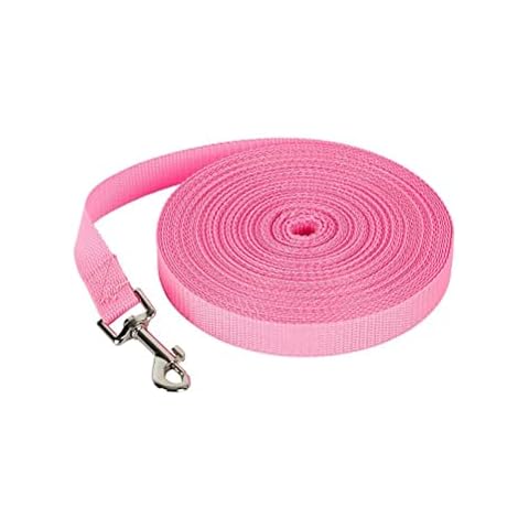 LR Supplies 5 Metre Dog Lead in Pink Cover