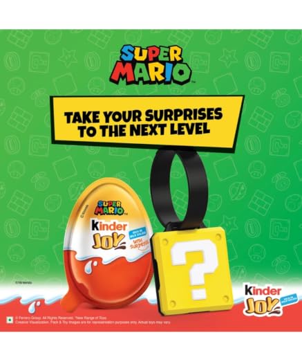 Image of Kinder joy Mario limited edition with surprise gift pack 20g X 8N =160 g