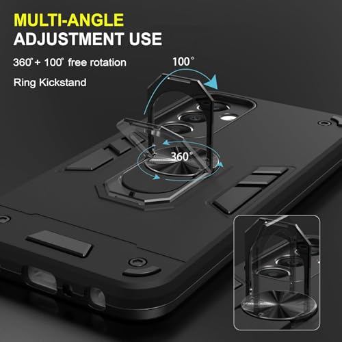 Image of NDCOM for Samsung A25 5G Back Cover | Premium Samsung Galaxy A25 5G Back Cover | Durable A25 5G Samsung Cover | Ring Holder Case