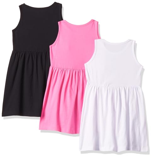 Image of T2F Girls Cotton Knee-Length Casual Dress(Pack of 3)