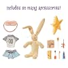 Bratz Slumber Party Sasha Fashion Doll with 2 Sets of Pajamas, Plush, and Accessories