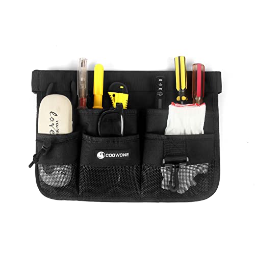 Tool Belts For Men, Florist Tool Bag, Utility Garden Tool Belt, Gardening Tool Pouch, Woodwork, Florists, Construction, Carpenter, Diy, With 7 Pockets, Adjustable Waist Tool Pouches (Black) #TOP8