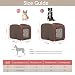 Petsfit Hundebox faltbar Pop-up-Design,Faltbare Hundebox für Zuhause Zimmerkennel Hund für kleine mittlere Hunde aus Stoff,Leichte tragbare Schlafbox für Büro,Wohnzimmer,Camping,Hotels