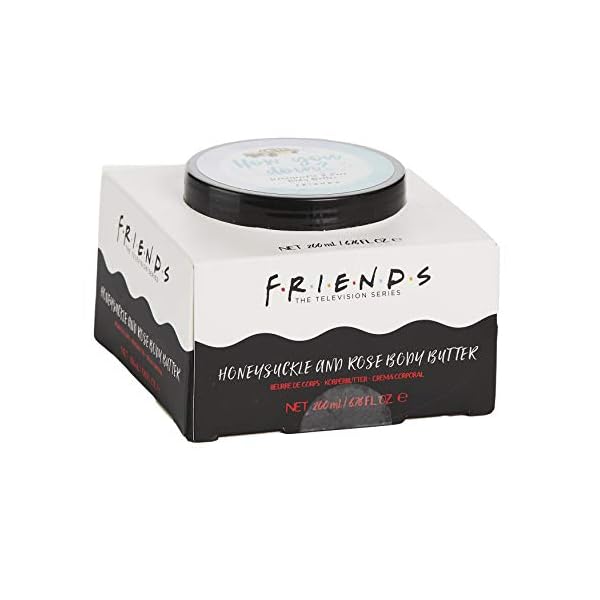 Paladone FRIENDS TV Show Body Butter 200 ml - Honeysuckle and Rose Scented