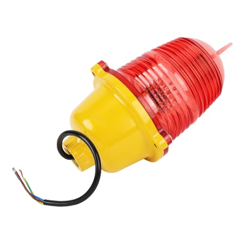 Luz de obstrucción de aviación LED roja AC220V baliza de advertencia IP68