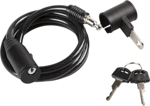 Antifurto Cavo A Spirale Per Bici 0,8X120Cm Aggancio Sottosella