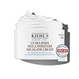 KIEHL’S Ultra Body Mega Moisture Squalane Creme, 250 ml, intensiv feuchtigkeitssspendende Bodylotion für empfindliche, trockene Haut, 72h Feuchtigkeitsversorgung, mit Squalan und Pro-Ceramiden