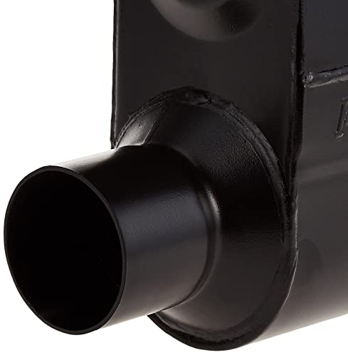 Flowmaster 842518 Super 10 Muffler 409S - 2.50 Offset In / 2.50 Offset Out - Aggressive Sound, Black #TOP3