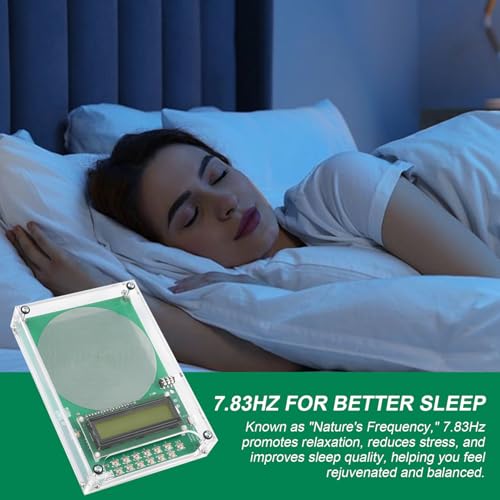Dispositivo de ayuda para dormir en meditación y relajación con frecuencia de 7,83 Hz 5