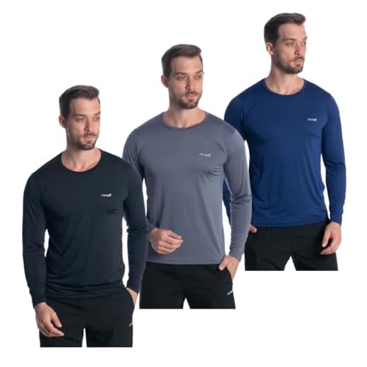Kit 3 Camiseta Camisa Térmica Masculina Proteção Solar Uv 50+ Manga Longa Dry Fit (BR, Alfa, G, Regular, Preto/Marinho/Chumbo)