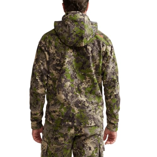 SITKA Stratus Jacket – 100% Windproof, Ultra-Quiet, Removable Hood, Safety Harness Port, Micro-Grid Fleece - Parent4