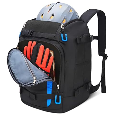 MoopGou 50 l Skischuh-Tasche, Rucksack, 1680D Nylon Cover