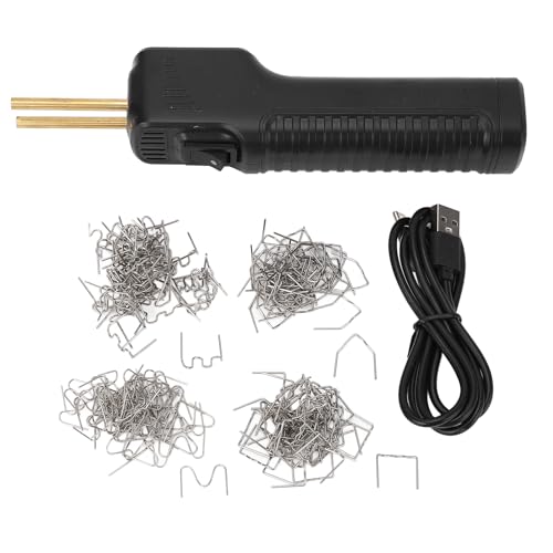 Plastic Welding Kit, Handheld Cordless Plastic Welder with 200Pcs Welder Staples