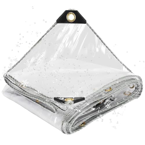 Toldo impermeable transparente contra viento y roturas para plantas de exterior 2