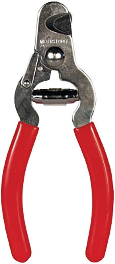 Steel Pet Nail Clipper 743C with Safety Stop Bar Small Medium Dog (5" (Improved Version))