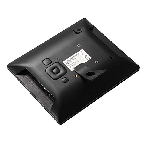 Digitaler Fotorahmen 8 Zoll Digitaler Fotorahmen Multifunktions-Player Reflektiert Automatisch Den Wecker Klarer Bilderrahmen Schwarz