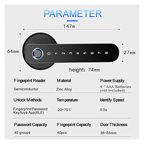 Smart Lock clé mécanique 017B contre la perte de vos clés