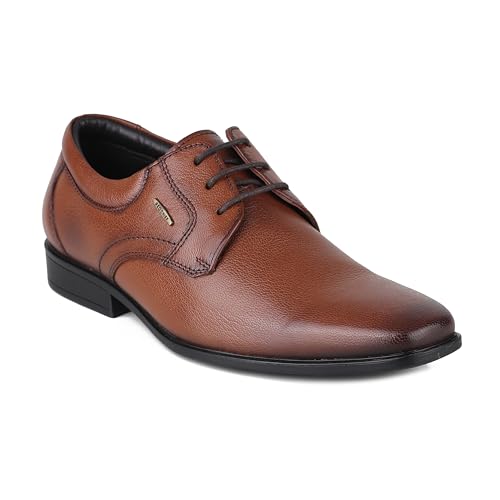 Red Chief Genuine Leather Formal Derby Shoes for Men | Lace-Up Shoes for Men | RC3973LR at ₹1673 – Amazon