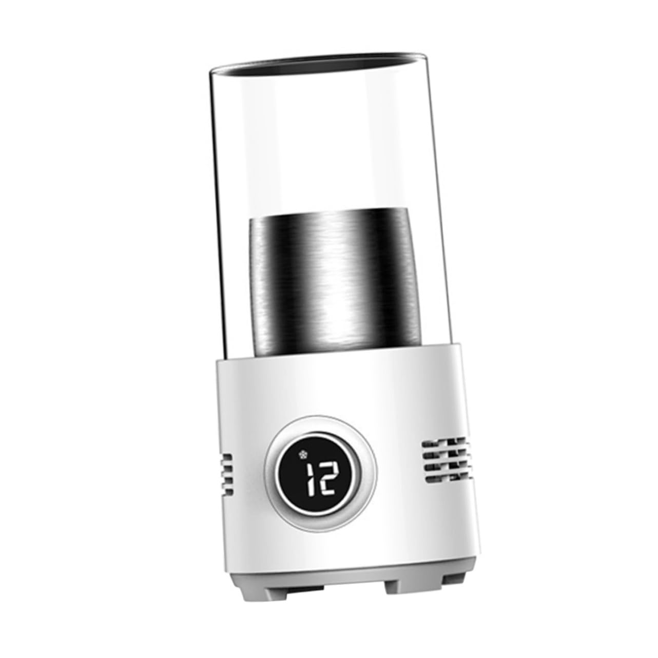 BRIGHTFUFU Smart Refrigeration Cup Quick Cooling Heating Beverage Cooler Digital Display Perfect for Office Dorm Car Home