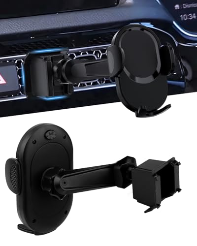 CARTIST ホンダ シビック FL タイプr スマホホルダー CIVIC TYPE-R FL5/FL1/FL4 スマホスタンド 携帯ホルダー 延長アーム付き【ハザードボタンを邪魔なし】 安定固定 車載ホルダー 360度回転 落下防止 縦横向き可 ほとんどのスマホ対応 パーツ アクセサリー 内装 取付簡単