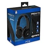 4 Gamers - PRO4-70 Negro Auricular Gaming, Licenciado (PS4)