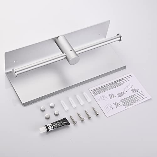 HANFU Porta Carta Igienica, Alluminio Doppio