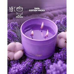 96NORTH Pure Vanilla & Lux Coconut, Lavender, Coffee Candles | 3 and 1 Wick Jar Candles | Relaxing Aromatherapy Aesthetic Candle 96NORTH Pure Vanilla Lux Coconut Lavender Coffee Candles 3 and 1 Wick Jar Candles Relaxing Aromatherapy Aesthetic Candle