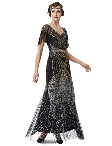 green emerald velvet dress Long-Sleeve Beaded Long Formal Dress