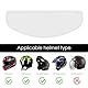 NIYATA Pinlock Visier, Motorrad Helm Antibeschlag Folie, Pinlock, Motorradhelm-Visier, Universal-Visierschutz, Aufkleber, 27x9cm