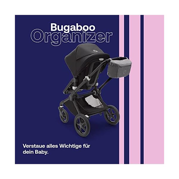 Bugaboo Kinderwagen Organizer-Tasche mit leicht zugänglichen Fächern. Praktisches Accessoire für alle Baby-Essentials in… – Bild 3