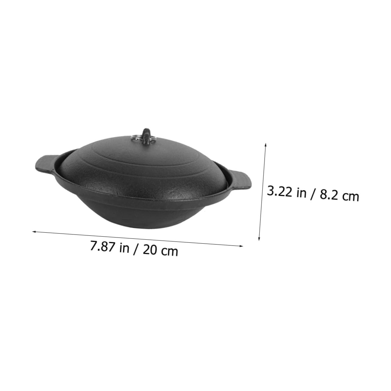 ERINGOGO Gusseisen Schmortopf Gelb Kreativer Claypot Topf für Huhn Reis Kochen Ergonomisch Wärmespeichernd Küchenhelfer Geschenkidee