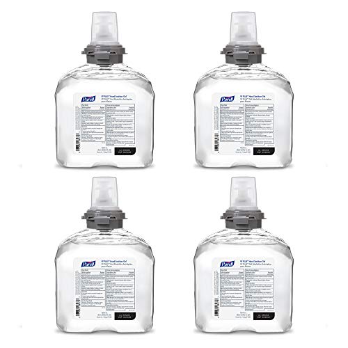 Purell Vf Plus Hand Sanitizer Gel, Fragrance Free, 1200 Ml Sanitizer Refill For Purell Tfx Dispenser (Pack Of 4) - 5499-04 #TOP23